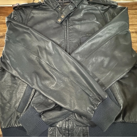 Vintage‎ Members Only Navy Bomber Jacket - Picture 4 of 16